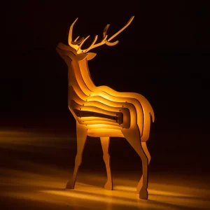 Wooden Animal DIY Night Light Kit: Craft, Create, Illuminate!